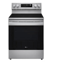 LG 30 Inch Smart Electric Range with Air Fry, 6.3 cu. ft. - LREN6321YE