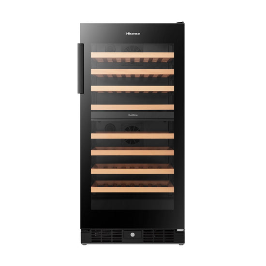 Hisense 8.5 cu. ft. 76 Bottle Dual Zone Wine Cooler with Wi-Fi - HWD076N3ASD
