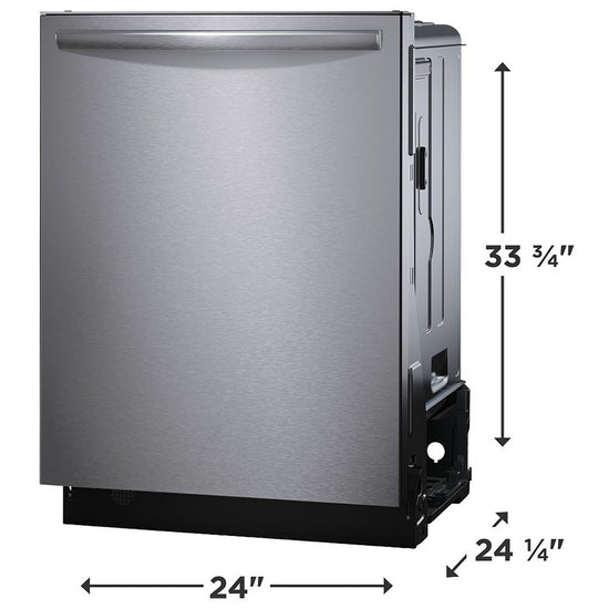 Frigidaire 24 Inch Built-In Top Control Dishwasher, Smudge-Proof Stainless Steel - GDSH4735AF