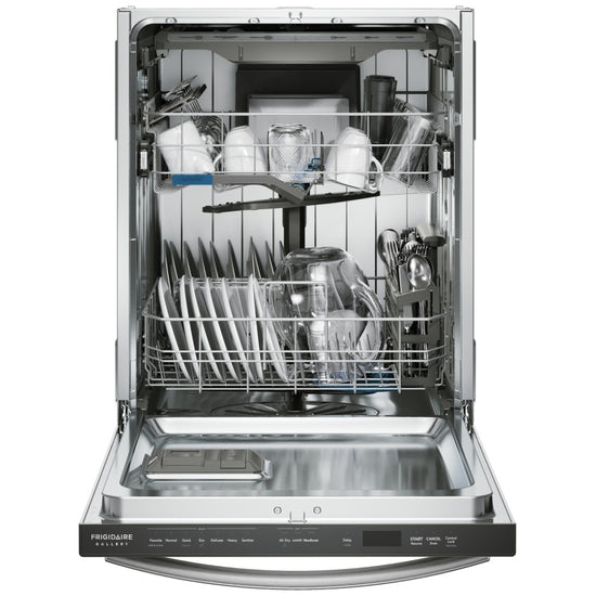 Frigidaire 24 Inch Built-In Top Control Dishwasher, Smudge-Proof Stainless Steel - GDSH4735AF