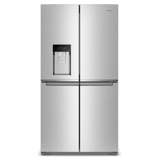 Whirlpool 36-Inch Counter Depth 4-Door French Door Refrigerator with Ice Maker - WRQC7836RZ