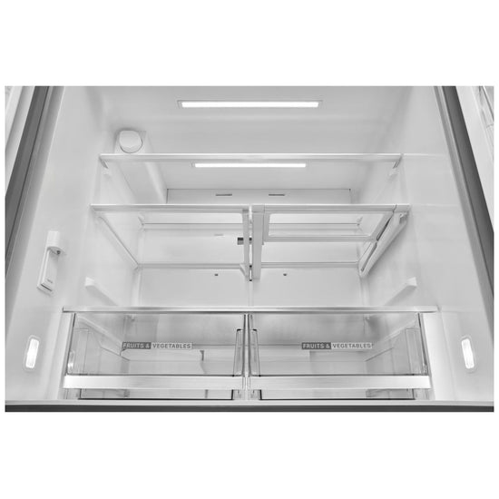 Whirlpool 36 Inch French Door Refrigerator, Fingerprint-Resistant Stainless Steel - WRMF3336SZ