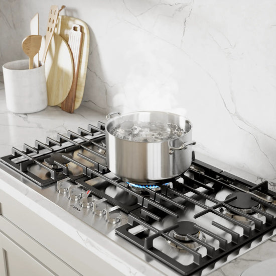 Bosch 36 Inch 5-Burner Gas Cooktop with FlameSelect - NGM8658UC