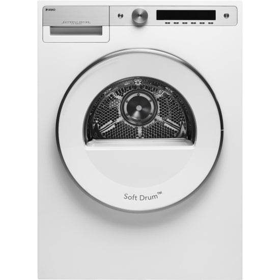 ASKO 7 Series Vented Tumble Dryer, White - T611VU.W