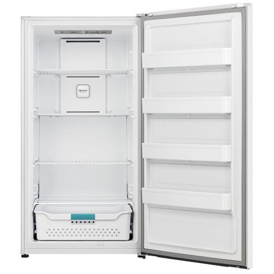 Hisense 33 Inch Upright Freezer with 17 Cu. Ft. Capacity, White - FV14D6AWD