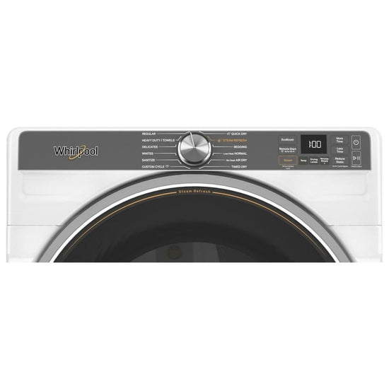 Whirlpool 27 Inch Front Load Electric Dryer with 7.4 cu. ft. Capacity, White - YWED6720RW