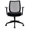 Union & Scale Essentials Mesh Back Fabric Task Chair, Black - UN59415