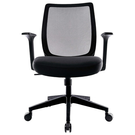 Union & Scale Essentials Mesh Back Fabric Task Chair, Black - UN59415
