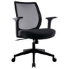 Union & Scale Essentials Mesh Back Fabric Task Chair, Black - UN59415