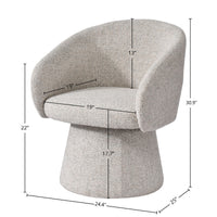 LH Home Misha Club Chair, Sand - MSH01-PGR