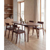 Werner Extendable Dining Table, Walnut - WM2031-DT-WALNUT