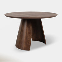 HOFT Obelia 47 in Round Dining Table, Walnut - WM2095-WALNUT
