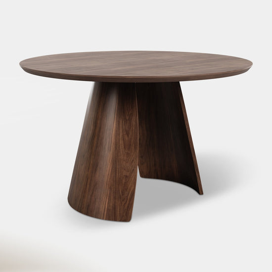 HOFT Obelia 47 in Round Dining Table, Walnut - WM2095-WALNUT