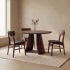 HOFT Obelia 47 in Round Dining Table, Walnut - WM2095-WALNUT