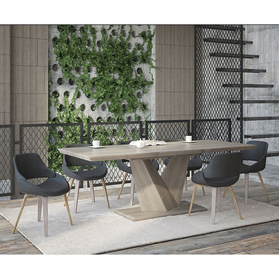 HOFT Heston Extendable Dining Table, Washed Oak - 201-860OK