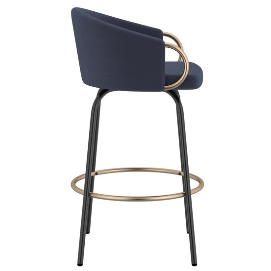 Inspire Fitness Lavo 26" Counter Stool, Set of 2, Blue - 203-560BLU