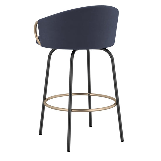 Inspire Fitness Lavo 26" Counter Stool, Set of 2, Blue - 203-560BLU