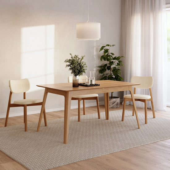 HOFT Venn Extendable Dining Table, Oak - VENNTABLEOAK