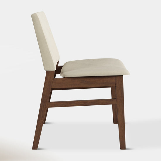 HOFT Eira Dining Chair Ivory & Walnut - WM1986-DC