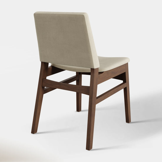 HOFT Eira Dining Chair Ivory & Walnut - WM1986-DC