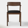 Canadian Sales Club Zola Dining Chair Black & Walnut - ZOLACHAIRBLACK