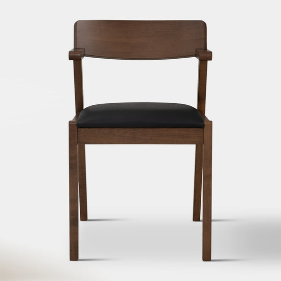 Canadian Sales Club Zola Dining Chair Black & Walnut - ZOLACHAIRBLACK