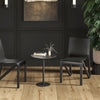 Canadian Sales Club Soren Stackable Black Wood Dining Chairs, Set of 2 - SORENCHAIRBLACK