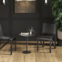 Canadian Sales Club Soren Stackable Black Wood Dining Chairs, Set of 2 - SORENCHAIRBLACK