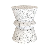 Courtyard Terrazzo Concrete Hourglass Side Table - VT074-HH