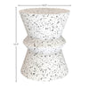 Courtyard Terrazzo Concrete Hourglass Side Table - VT074-HH