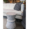 Courtyard Terrazzo Concrete Hourglass Side Table - VT074-HH