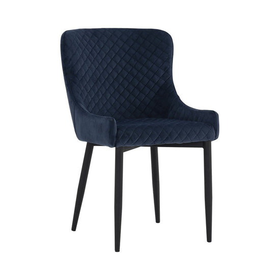 Tricia Saskia Navy Blue Dining Chair - 210825/00002