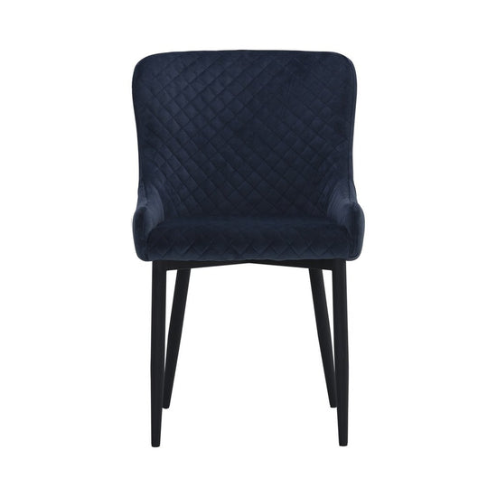 Tricia Saskia Navy Blue Dining Chair - 210825/00002