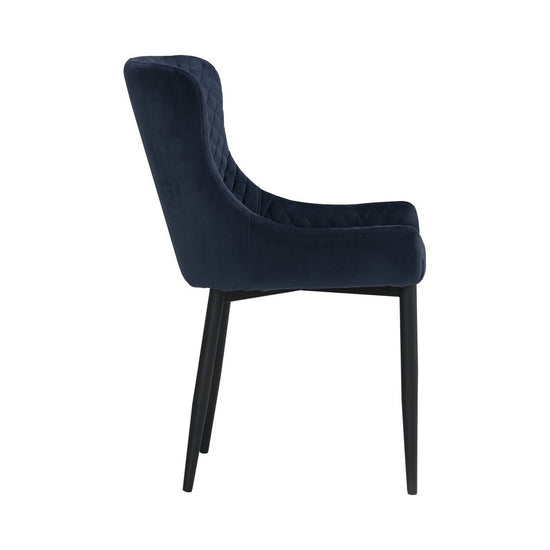 Tricia Saskia Navy Blue Dining Chair - 210825/00002