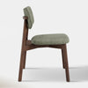 Hoft Home Maia Dining Chair, Fern Green and Walnut - MAIA-GREEN