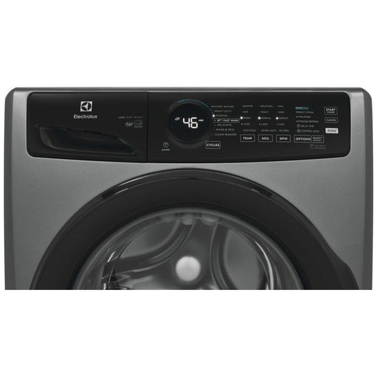 Electrolux 27 Inch Front Load Washer with 5.2 cu. ft. Capacity, Titanium - ELFW7437AT