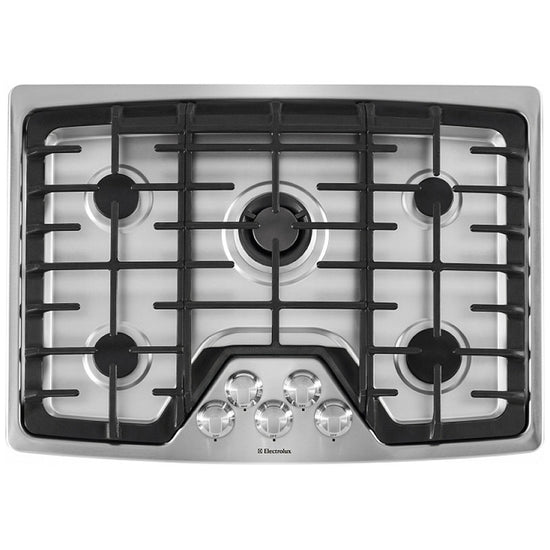 Electrolux 30 Inch 5-Burner Gas Cooktop, Stainless Steel - EW30GC60PS