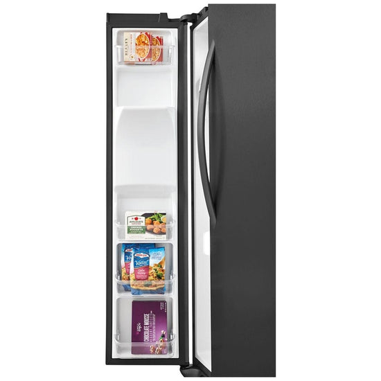 Frigidaire 36 Inch Side-by-Side Counter Depth Refrigerator 22.2 Cu. Ft., Black Stainless Steel - FGSC2335TD