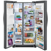 Frigidaire 36 Inch Side-by-Side Counter Depth Refrigerator 22.2 Cu. Ft., Black Stainless Steel - FGSC2335TD