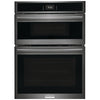 Frigidaire 30 Inch Microwave Wall Oven Combo, Smudge-Proof Black Stainless Steel - GCWM3067AD