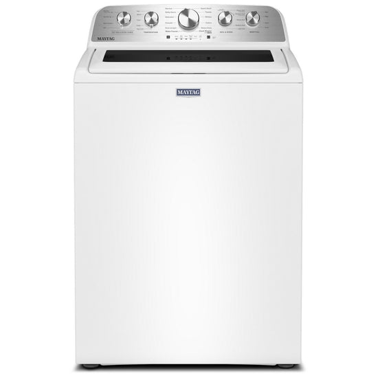 Maytag 27 Inch Top Load Washer with 5.5 cu. ft. Capacity, White - MTW5600RW
