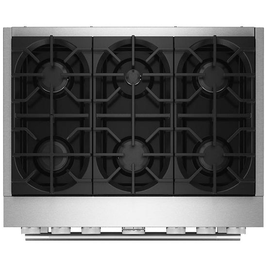 KitchenAid 36 Inch 6-Burner Commercial-Style Dual Fuel Range, Stainless Steel - KFDS936SSS