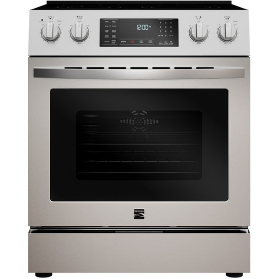 Kenmore 30 Inch Slide-In Electric Range with True Convection and Air Fry, Stainless Steel - 22-95183CA