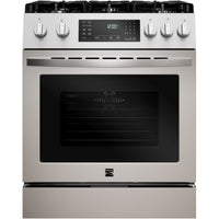 Kenmore 30 Inch Slide-In Gas Range with True Convection and Air Fry, Stainless Steel - 22-75293CA