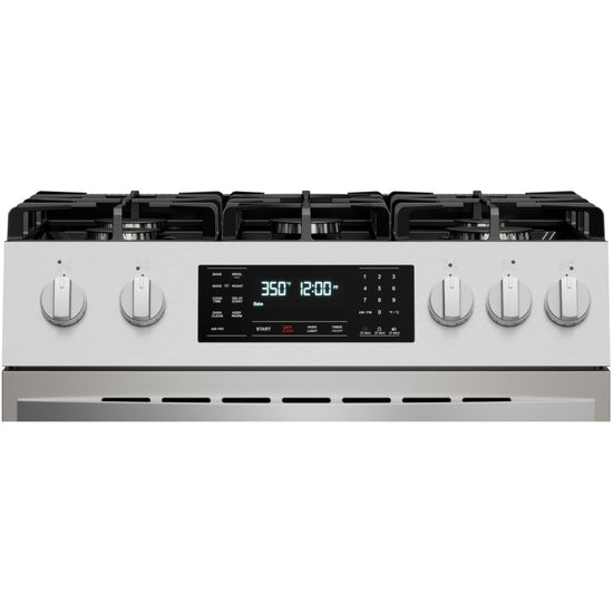 Kenmore 30 Inch Slide-In Gas Range with True Convection and Air Fry, Stainless Steel - 22-75293CA