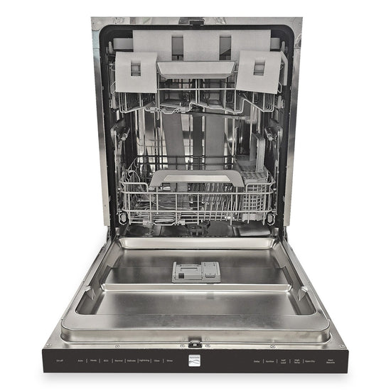 Kenmore 24 Inch Built-In Dishwasher with Front Controls, Stainless Steel - KKDW3RPHLIFT-45SS