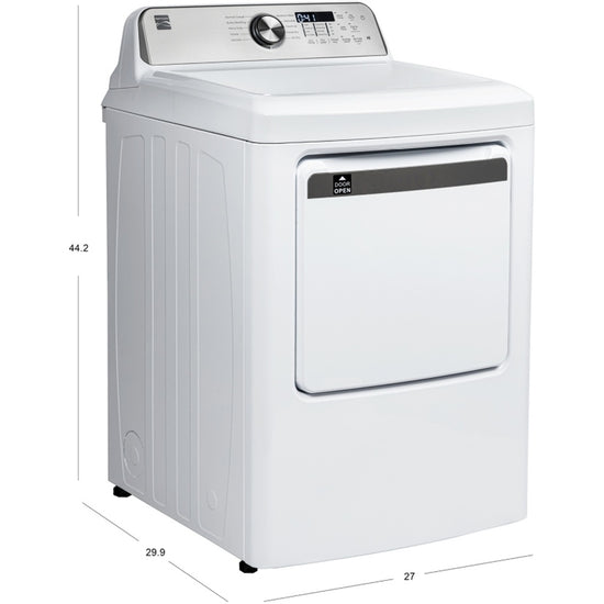 Kenmore 7 Cu. Ft. White Electric Dryer with Sensor Drying System - 26-69172