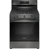 Frigidaire 30 Inch Gas Range with Air Fry, Black Stainless Steel - FCRG3083ADE