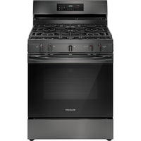 Frigidaire 30 Inch Gas Range with Air Fry, Black Stainless Steel - FCRG3083ADE