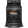 Frigidaire 30 Inch Gas Range with Air Fry, Black Stainless Steel - FCRG3083ADE